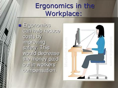 Ergonomics In The Workplace