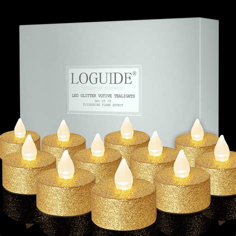 Amazon Loguide Velas De T Led Que Funcionan Con Pilas Paquete De