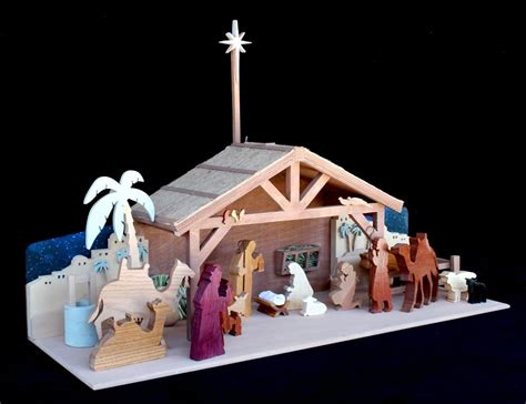 Nativity Woodworking Plan Forest Street Designs