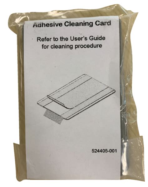 Cleaning Cards Double Sided Adhesive Entrust Store