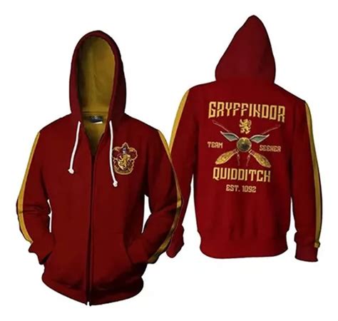 Harry Potter Sudadera Hogwarts Escuela Gryffindor Uniforme Cuotas Sin