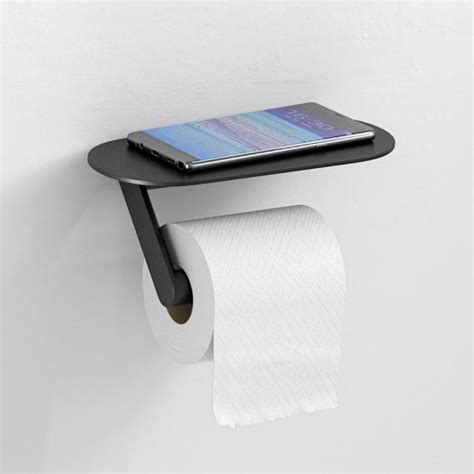 Hansgrohe Wallstoris Porte Rouleau De Papier Toilette Avec Tablette