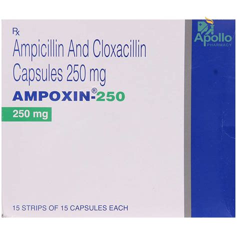 Ampoxin 250 Capsule 15 S Price Uses Side Effects Composition Apollo Pharmacy