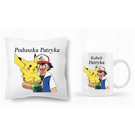 Zestaw Poduszka Kubek Pokemon Pikachu Ash Cena Opinie