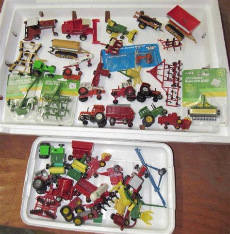 Ertl And Misc Farm Tractor Equipment Toys