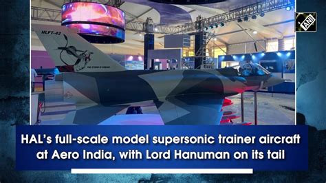 HALs Full Scale Model Supersonic Trainer Aircraft At Aero India With