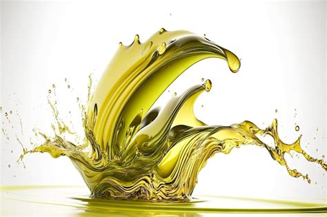 Premium Photo Natural Vegetable Oil Of Olive Isolated On White Background