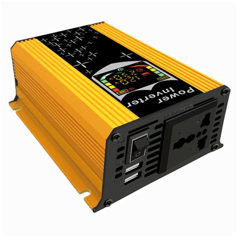 New 12V-110V/220V Dispaly Inverter 450W Power Inverter Car Modified Sine Wave Converter Solar ...