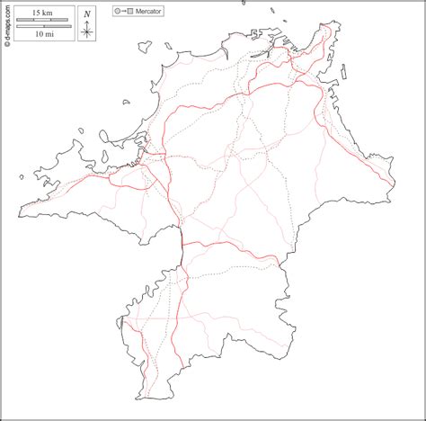 Fukuoka Mapa Gratuito Mapa Mudo Gratuito Mapa En Blanco Gratuito