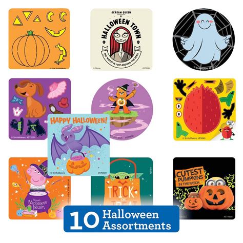 Halloween Sticker Sampler Sticker Samplers From Smilemakers