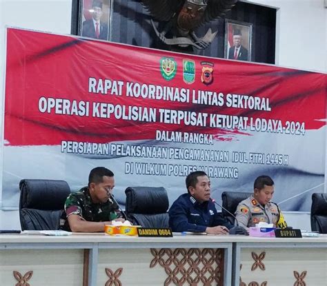 Rakor Operasi Ketupat Lodaya 2024 Sanggabuana