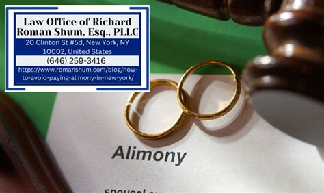 How To Avoid Paying Alimony In New York Updated Jun