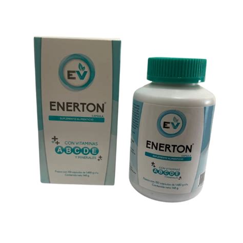 Enerton Multivitaminico Contiene Vitaminas A B1 B2 B3 B5 B6 B12