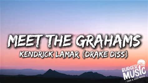 Kendrick Lamar Meet The Grahams Lyrics Drake Diss Youtube