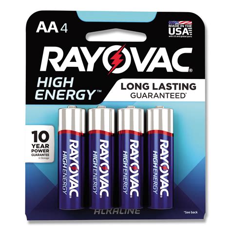 Rayovac 81524LTK High Energy Premium Alkaline AA Batteries 24 Pack