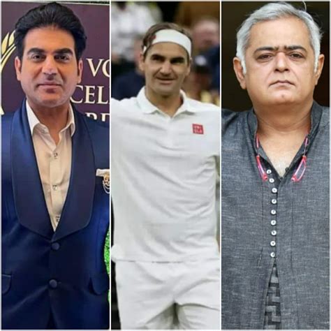 Roger Federer Retierment Hansal Mehta Shares Photo Of Arbaaz Khan