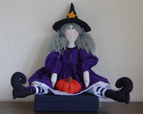 Millicent Witch Rag Doll Pdf Digital Download Sewing Pattern Etsy