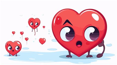 Love Sick Heart Cartoon Stock Illustration Premium Ai Generated Vector