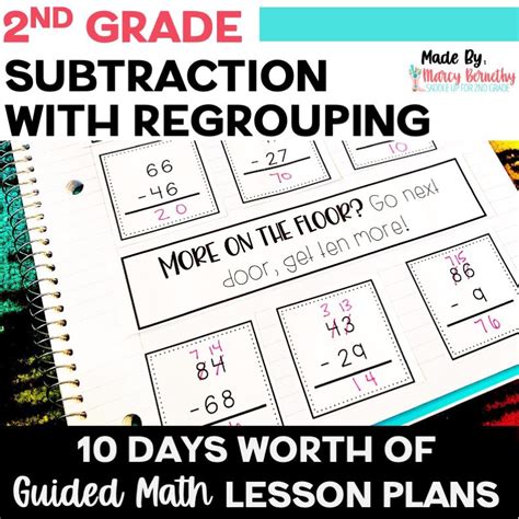 2nd Grade Subtraction With Regrouping Easy To Implement Lesson Worksheets Library