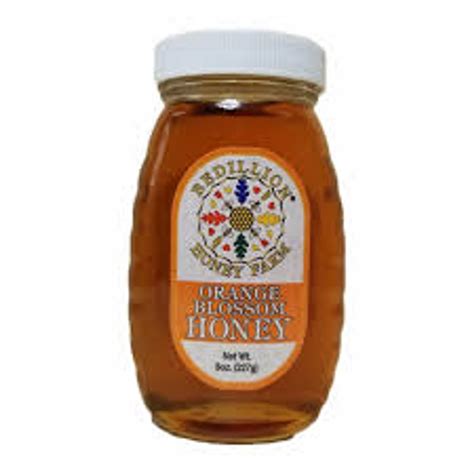 Bedillion Honey- Orange Blossom Honey - 8 oz - Way Fruit Farm