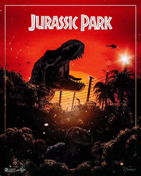 Jurassic Park Poster Art By Nima Neemz Nakhshab Scrolller