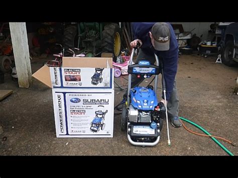 Powerstroke Electric Start 3200psi Gas Pressure Washer Clearance
