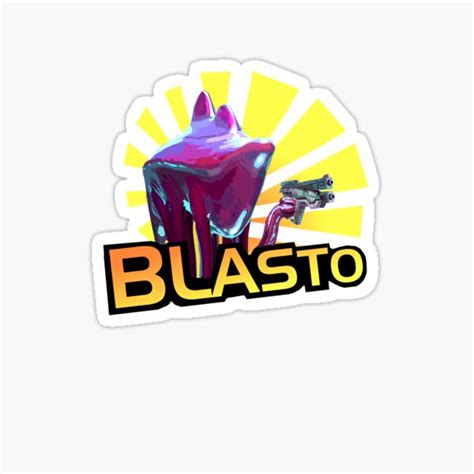 Mass Effect Blasto Sticker For Sale By Kmoonleaf Redbubble