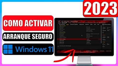 Guía para activar el arranque seguro en Windows 11 Actualizado enero 2025