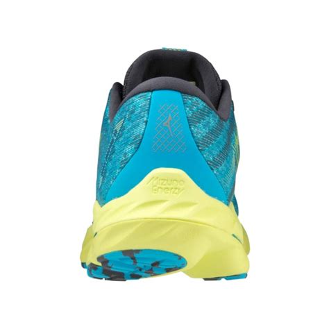 Mizuno Wave Inspire 19 Running Shoes Blue Yellow Ss23 L Free Shipping