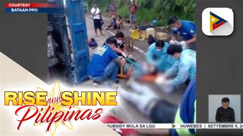 13 Sugatan Matapos Tumaob Ang Sinasakyang Mini Dump Truck Sa Hermosa Bataan Video Dailymotion