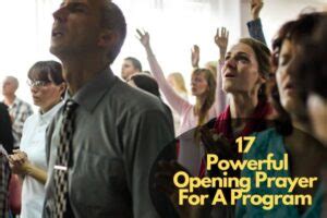 17 Powerful Opening Prayer For A Program