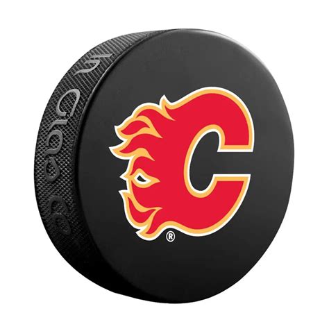 Calgary Flames Basic Hockey Souvenir Game Puck