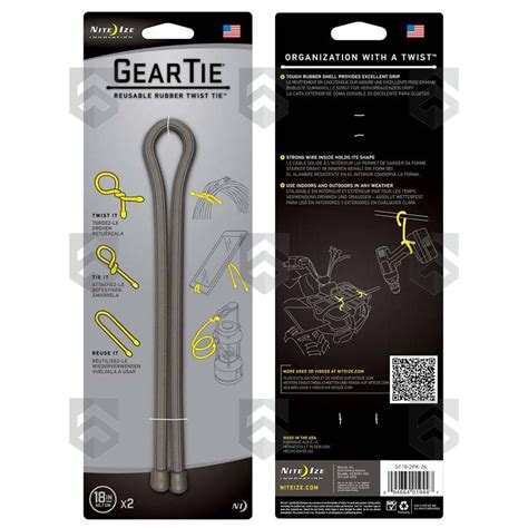 Cordon Twist Gear Tie 45 7 Cm Nite Ize