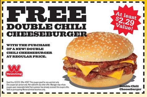 Wienerschnitzel Coupons Printable