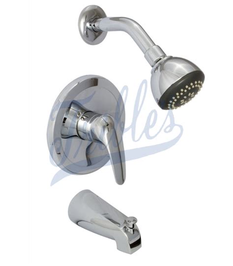 12630 72 Huntington Brass Reliaflo Tub And Shower Trim Kit Satin Nickel Trible S