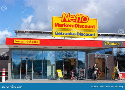 Netto Marken Discount Supermarket Editorial Image Image Of Concept