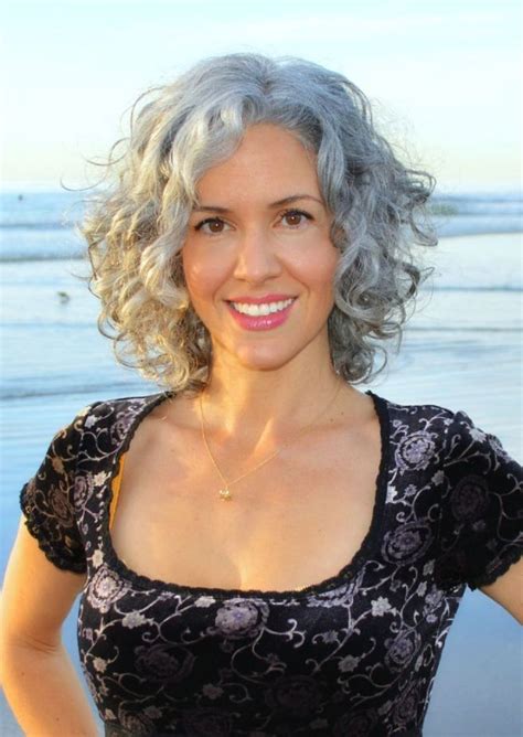Grey Is Beautiful Or Is It Medium Hair Styles Curly Hair Styles