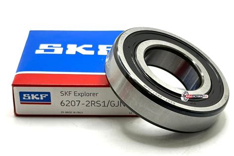 SKF 6207 2RS1 GJN DEEP GROOVE BALL BEARING RUBBER SEALED 35x72x17 Mm