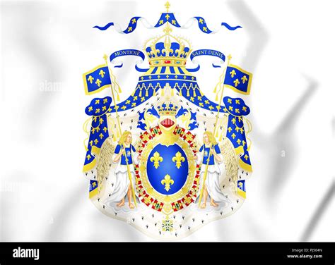 Royal Coat Of Arms Of France 3d Illustration Stock Photo Alamy