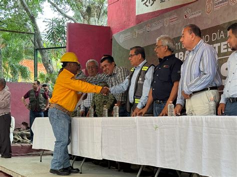 Reconoce La Semaren A Combatientes De Incendios En El Día Nacional Del