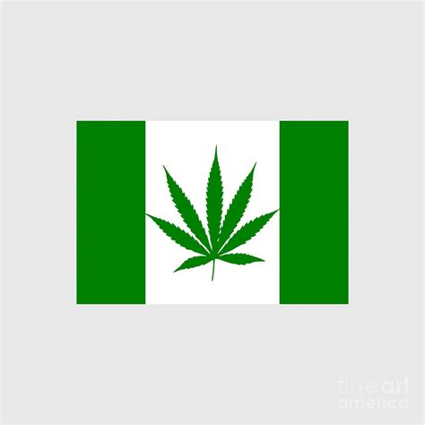 Canadian Weed Flag Drawing By Zalindra Pudjiastuti Fine Art America