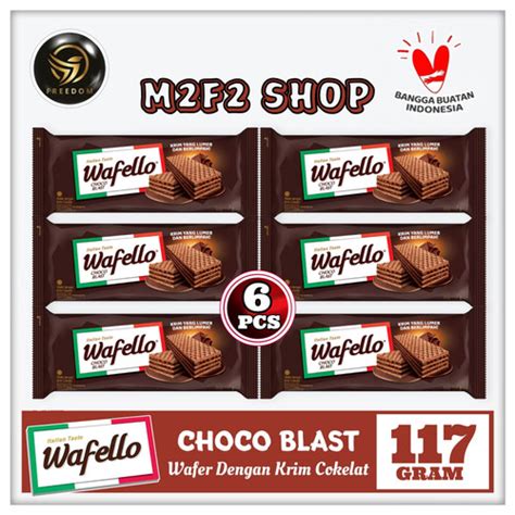 Jual Roma Wafer Wafello Choco Blast Krim Cokelat 135 Gr Harga 6