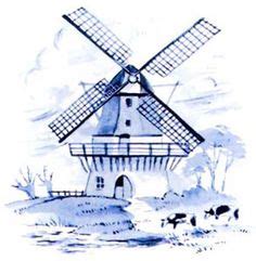 Dutch Windmill Drawing at GetDrawings | Free download