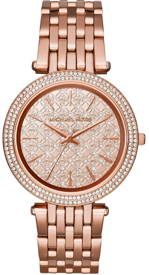 Michael Kors Darcy Women S Rose Gold Dial Rose Gold Stainless Steel