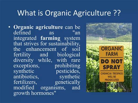 Initiatives Taken By Government For Promoting Organic Farming Ppt