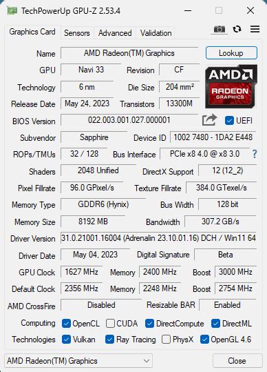 Sapphire Radeon RX 7600 Pulse OC Review Overclocking TechPowerUp