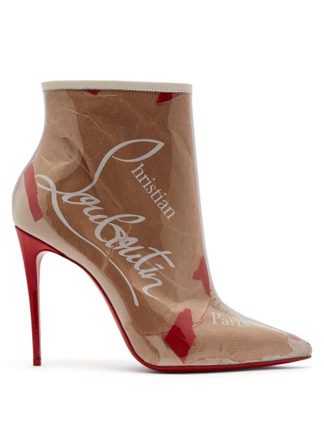 So Kate Kraft Loubi Print Ankle Boots Christian Louboutin