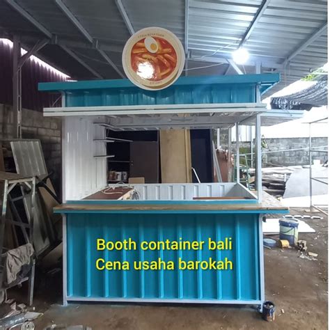 Booth Container Bali Desain Arsitektur Kios