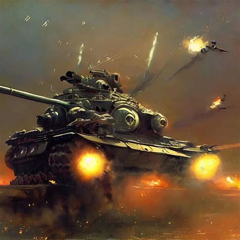 Sci-fi art, Bolo, intelligent tanks by otherunicorn on DeviantArt