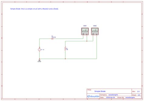 simple diode oshwlab